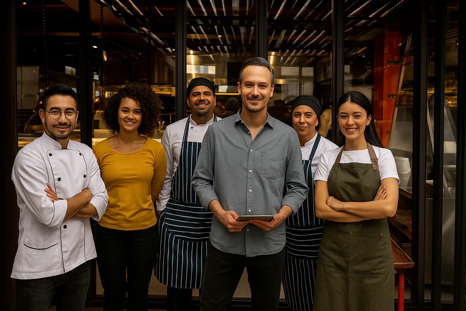 Restaurant Owner using X-Dine POS system
